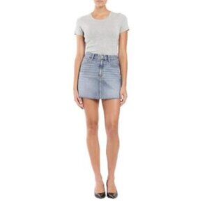 NWT MAVI JEANS Lindsay Cutoff Raw Hem Denim Miniskirt Indigo Size XS MSRP $88